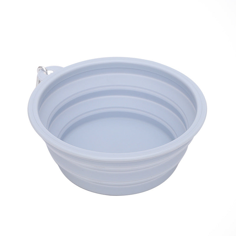 Foldable Dog Bowl, Portable Silicone Food and Water Dish for Dogs