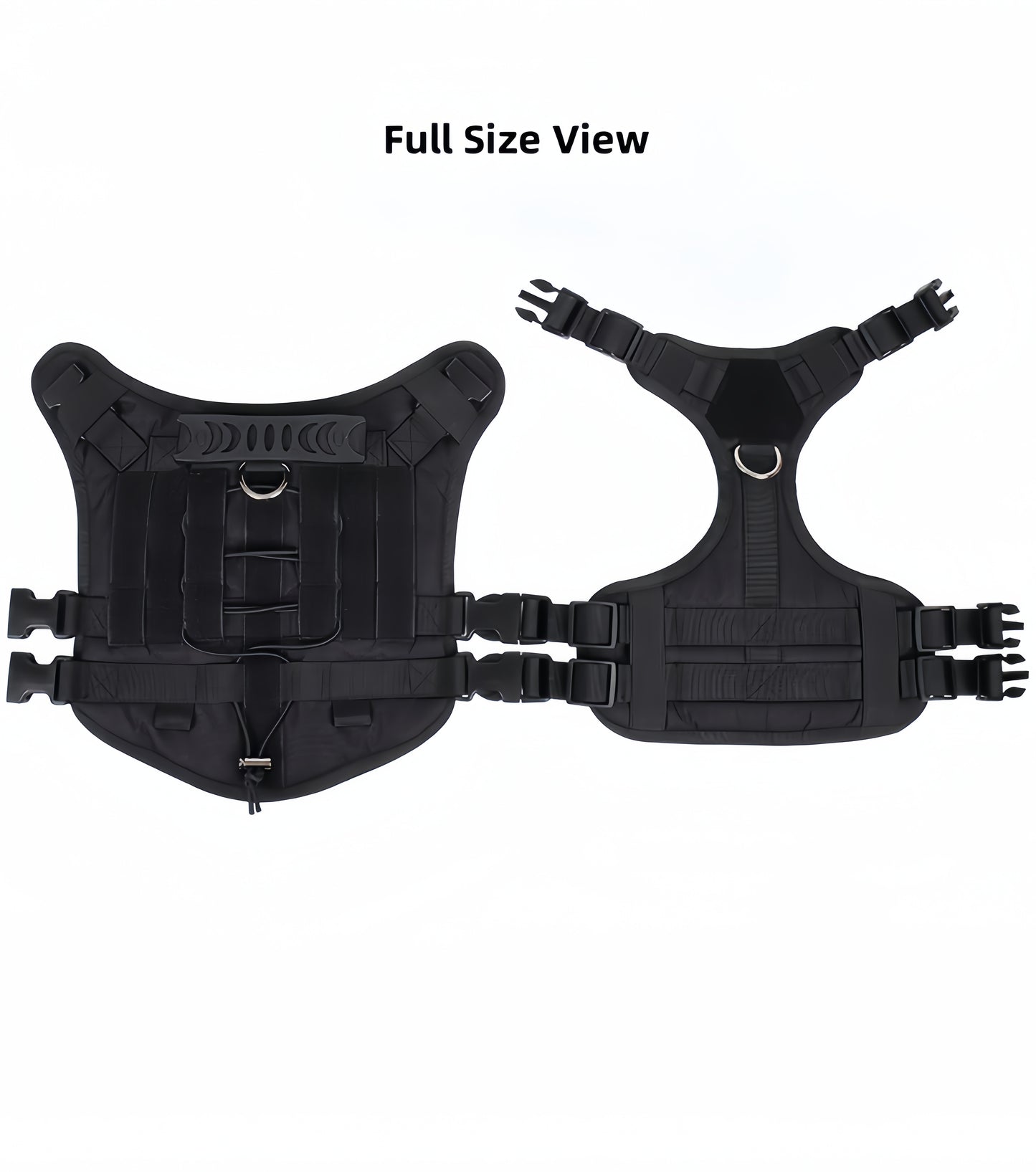 Tactical Vest for Large Dogs, Water Resistant, Dog Chest Harness