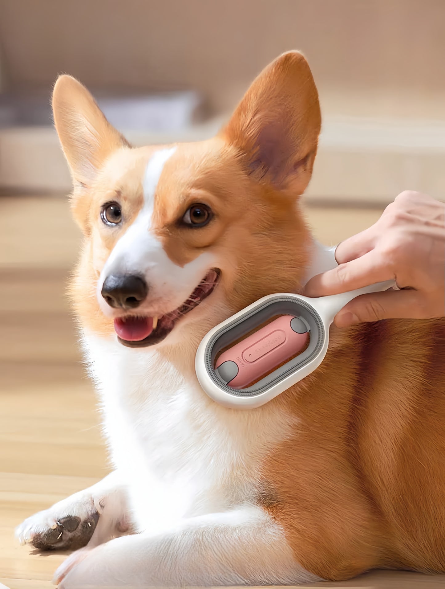 Cat/Dog Hair Brush with Water Tank, Sticky Brush