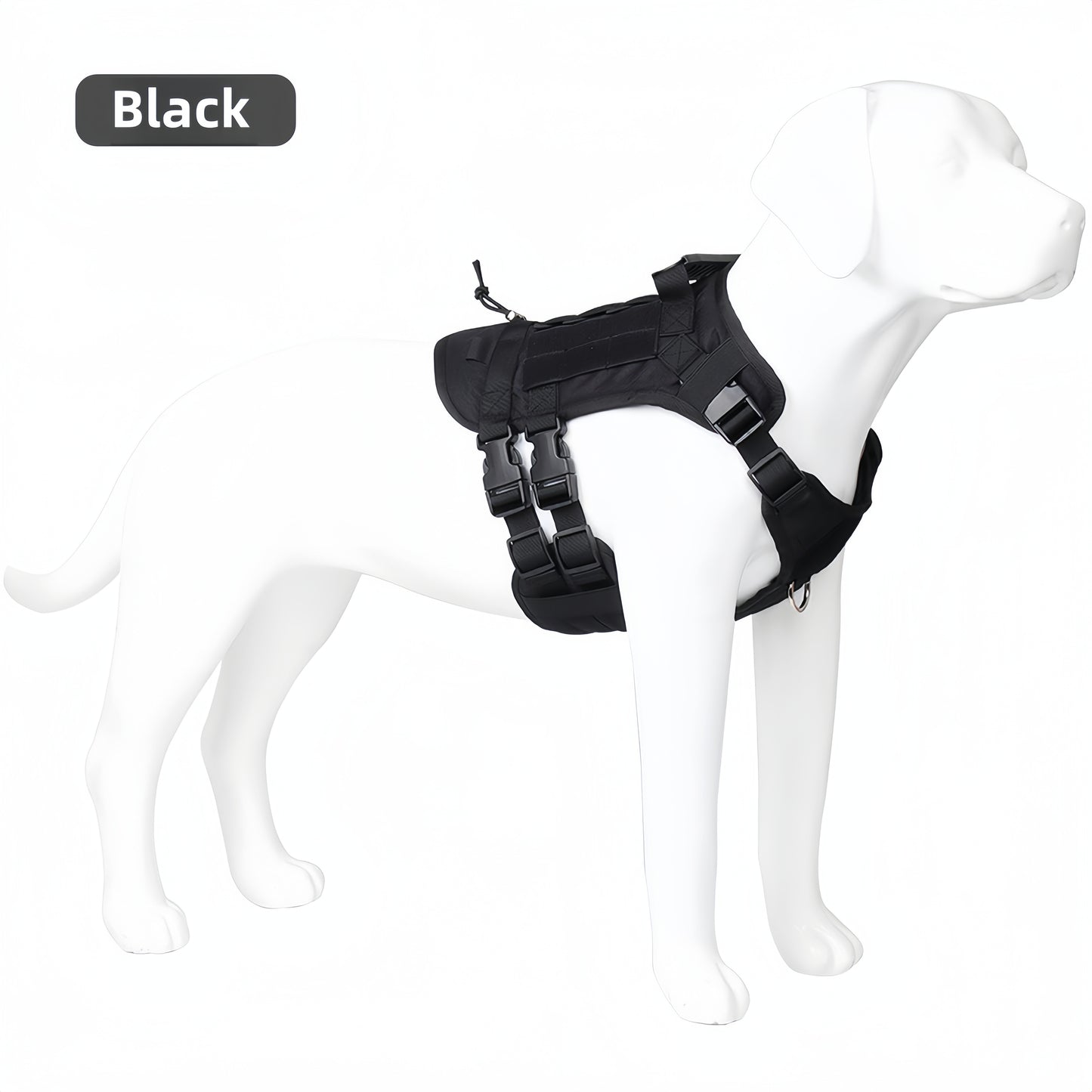 Tactical Vest for Large Dogs, Water Resistant, Dog Chest Harness