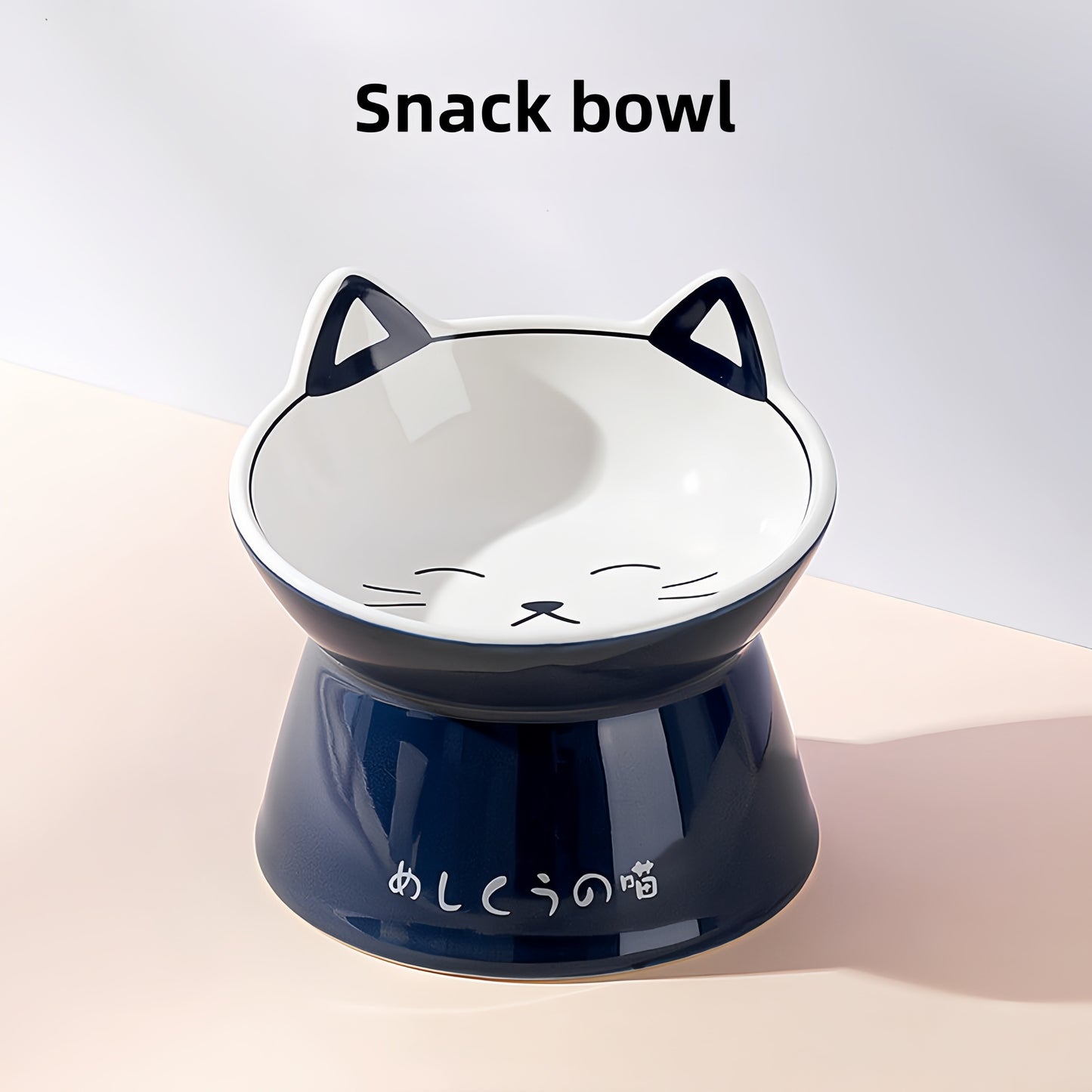 Ceramic Elevated Bowl for Cats and Dogs